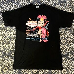 Y2K BettyBoop Vegas Tee size means